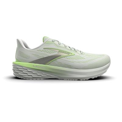 BROOKS LAUNCH 12 WOMAN GREY PARADISE GREEN CHROME