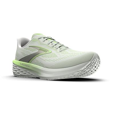 BROOKS LAUNCH 12 WOMAN GREY PARADISE GREEN CHROME