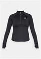 NB W ATHLETICS HEAT GRID 1/2 ZIP BLACK