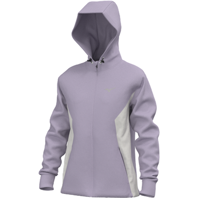 ATHLETICS SWEAT JACKET W ORCHID PETAL